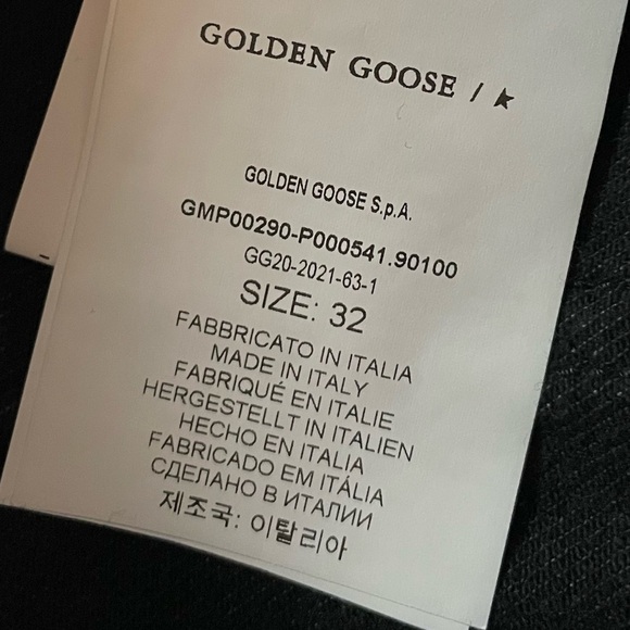 Golden Goose Black Slim Men Jeans - Picture 9 of 12